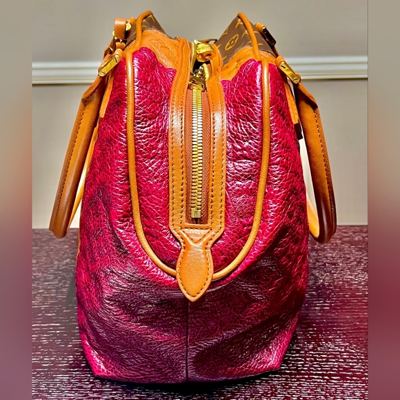 Louis Vuitton Blocks Stripes Monogram Leather Tote Bag Tri Color - Picture 2 of 7